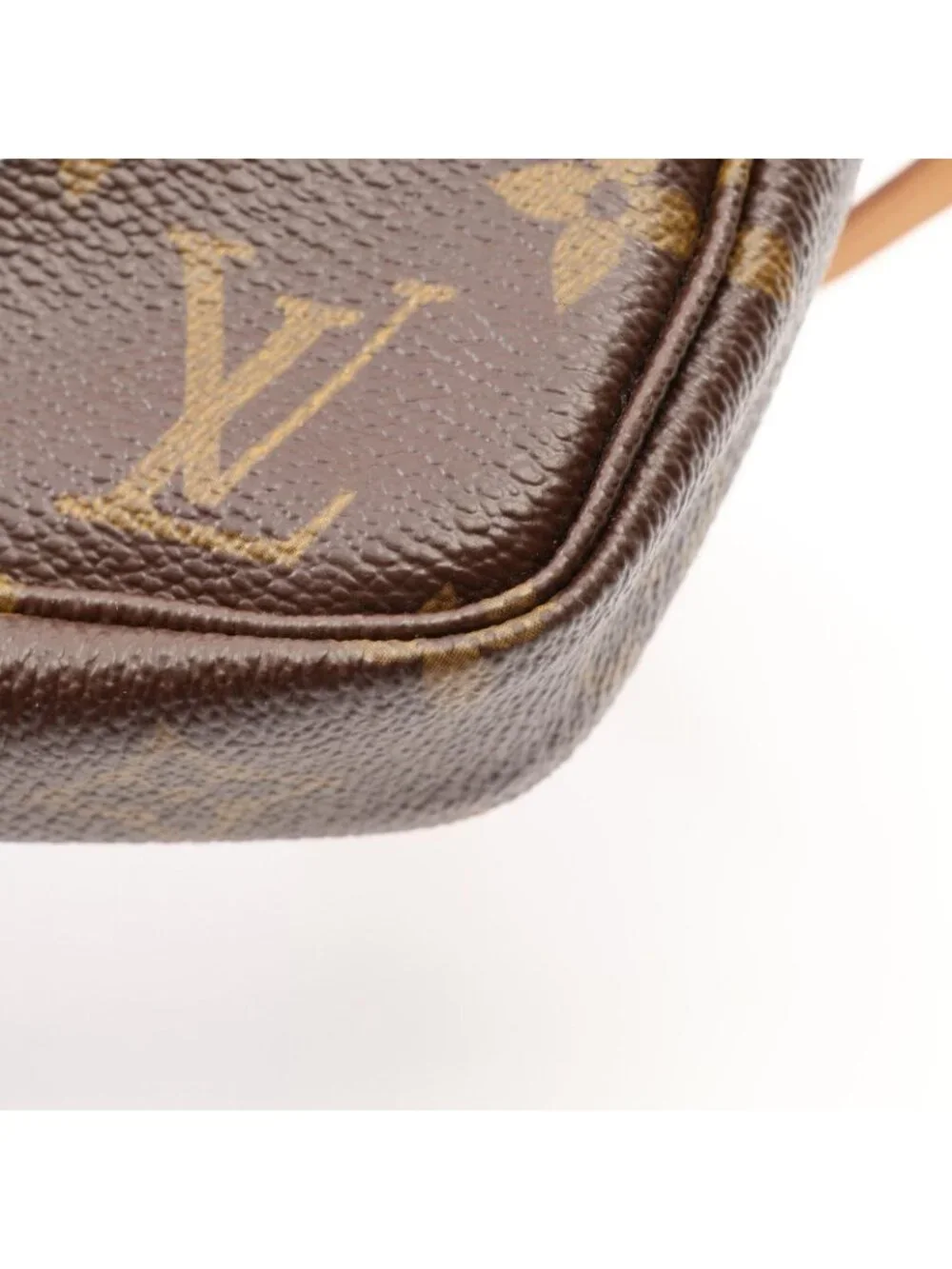 Louis Vuitton Handbag Pochette Accessory Soir Canvas Leather LV Takashi Murakami